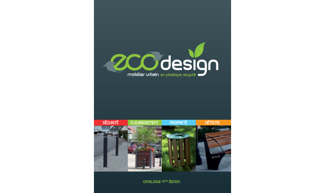 Eco Design - Mobilier urbain en plastique recyclé
