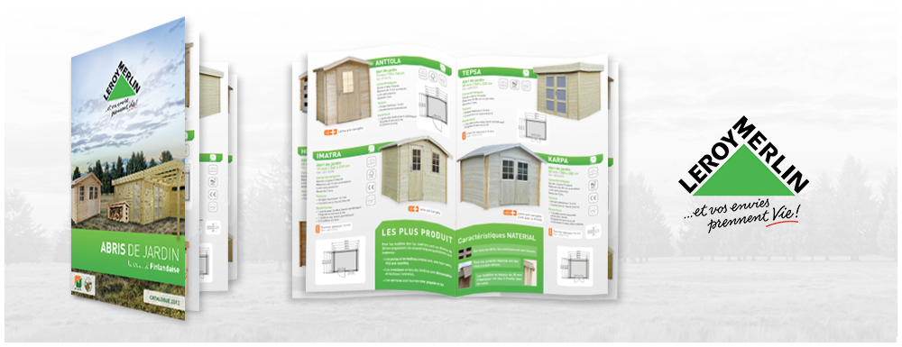 <strong>Luoman</strong> - Création graphique des brochures 2013 pour les magasins Leroy Merlin